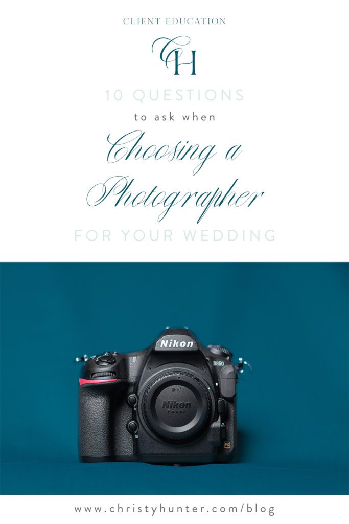 List of 10 Questions to ask when Choosing a Wedding Photographer