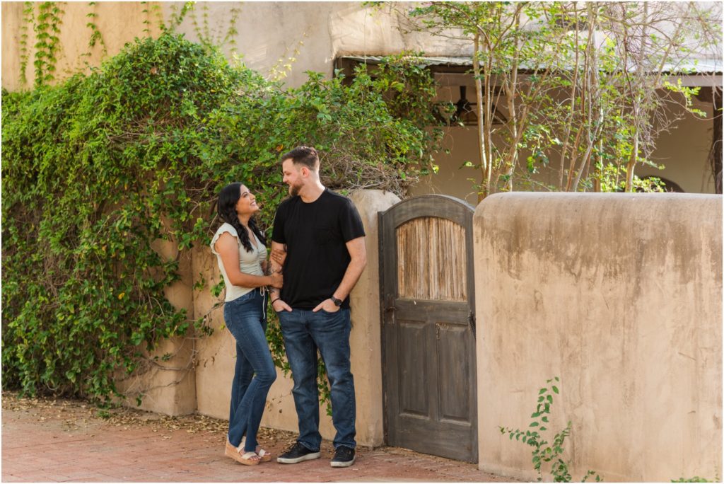 Catalina Foothills summer engagement session in Tucson