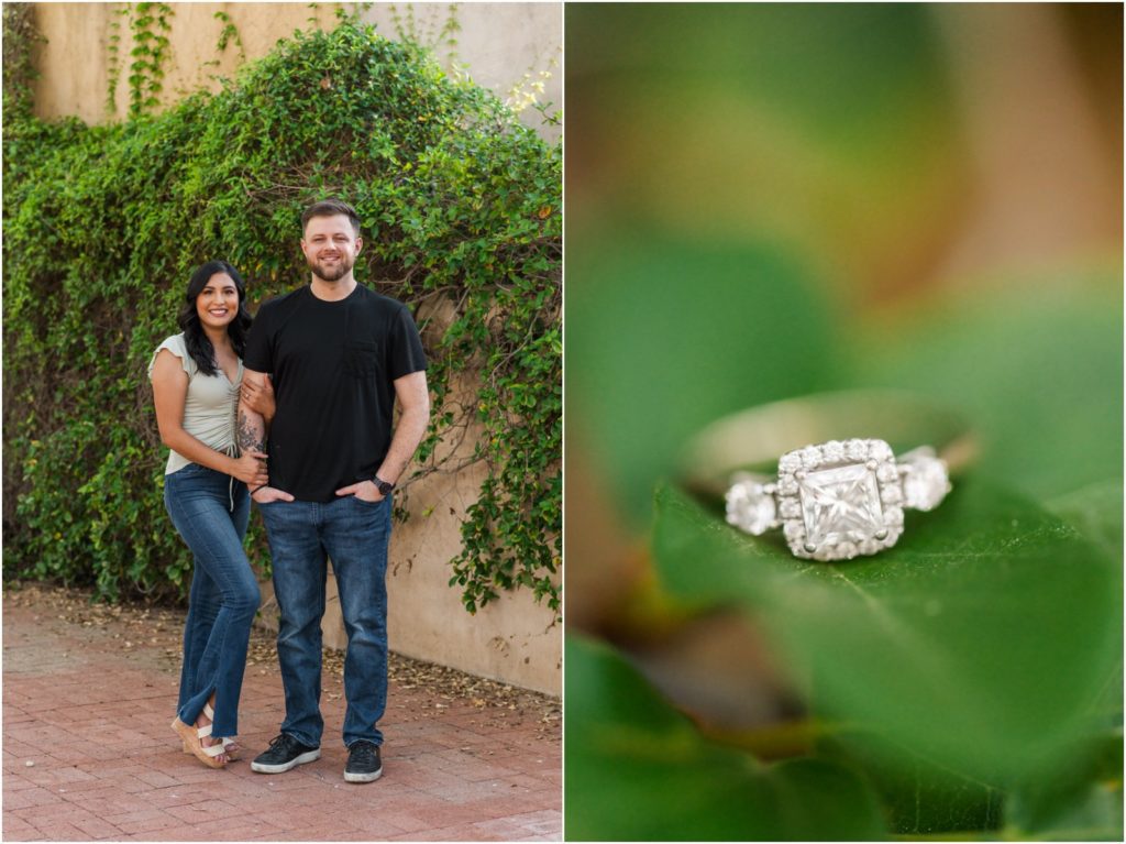 Catalina Foothills summer engagement session in Tucson
