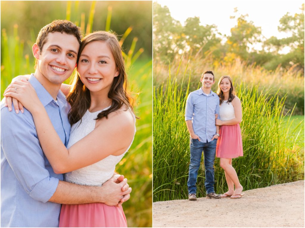 Sweetwater Wetlands Park summer engagement session in Tucson
