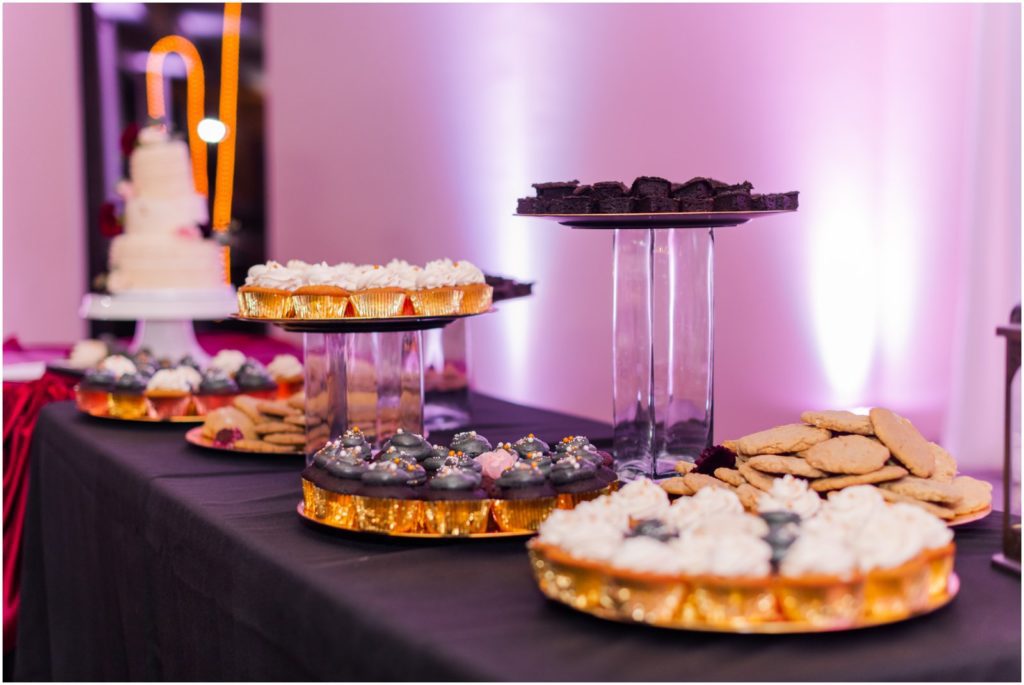 gluten free desserts at wedding reception at Saguaro Buttes venue