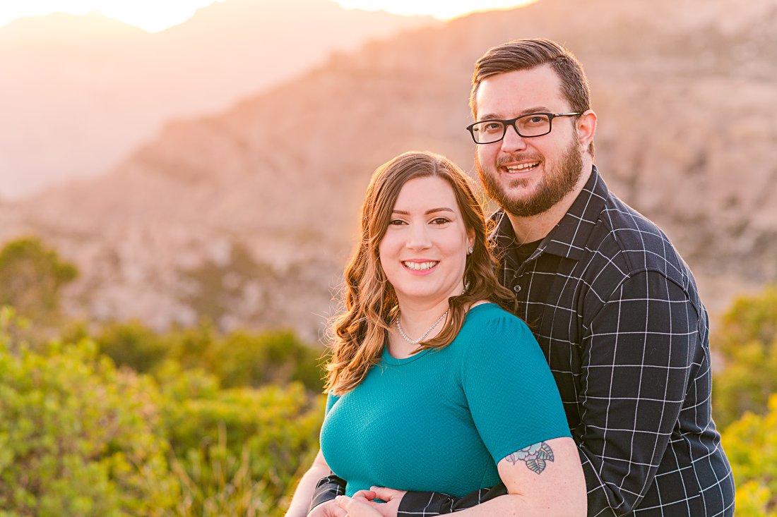 early spring engagement session on Mt. Lemmon in Tucson
