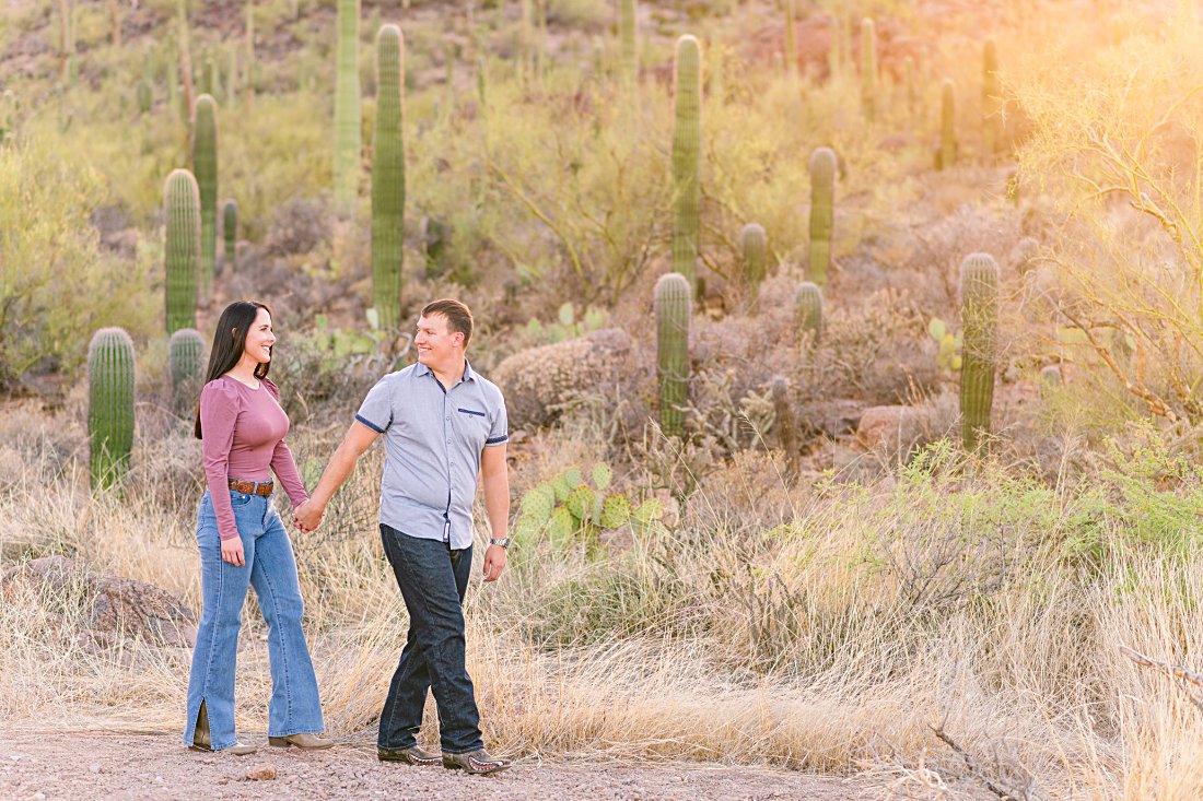 summer couples photos at Sanctuary Cove in north Tucson