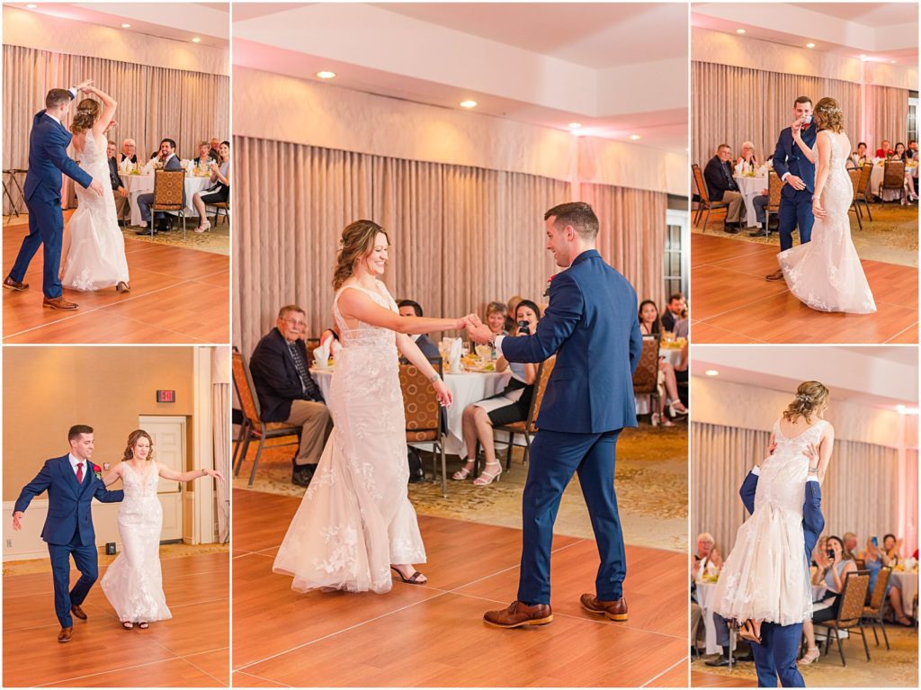 choreographed first dance between bride and groom