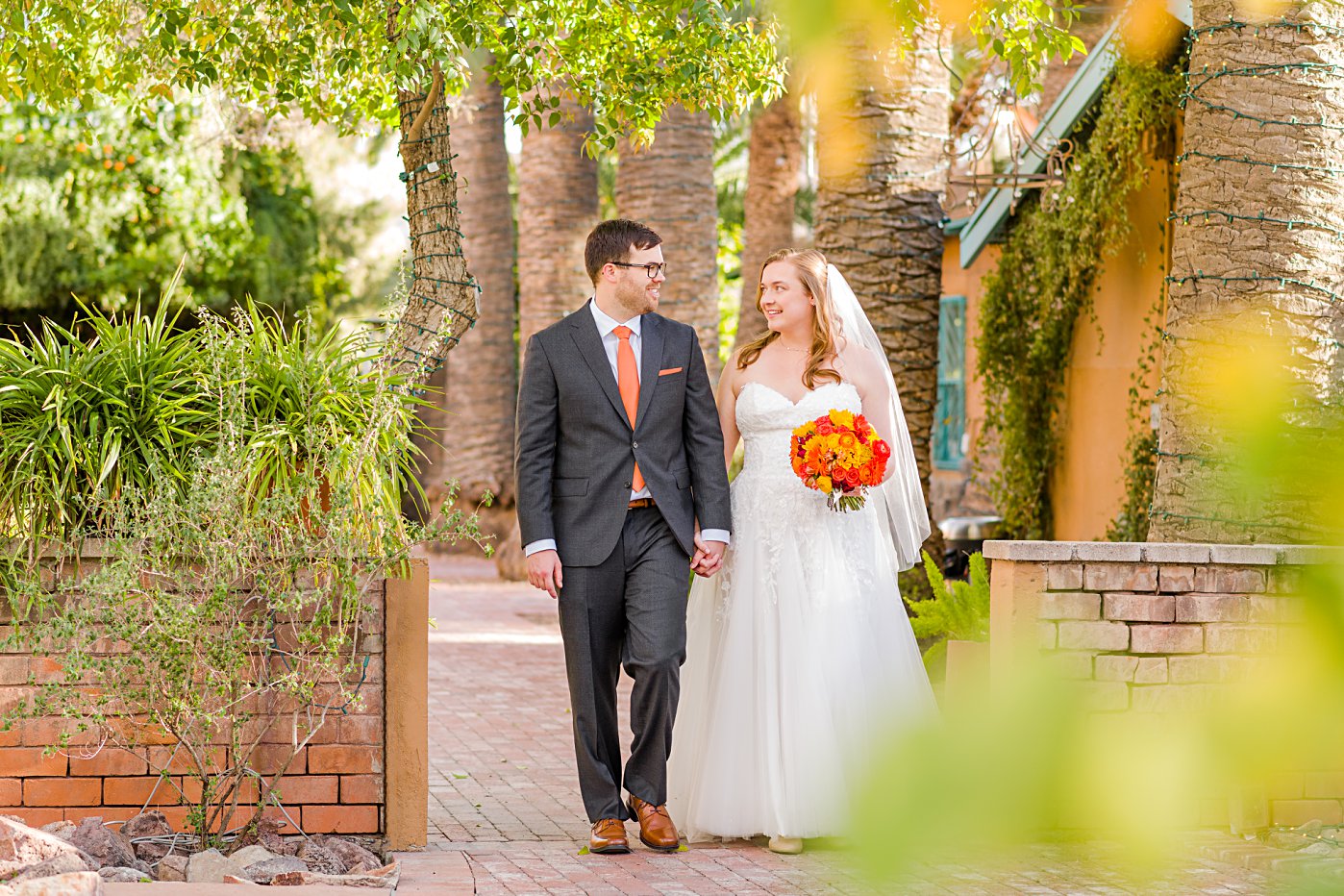 wedding at Kingan Gardens venue in downtown Tucson