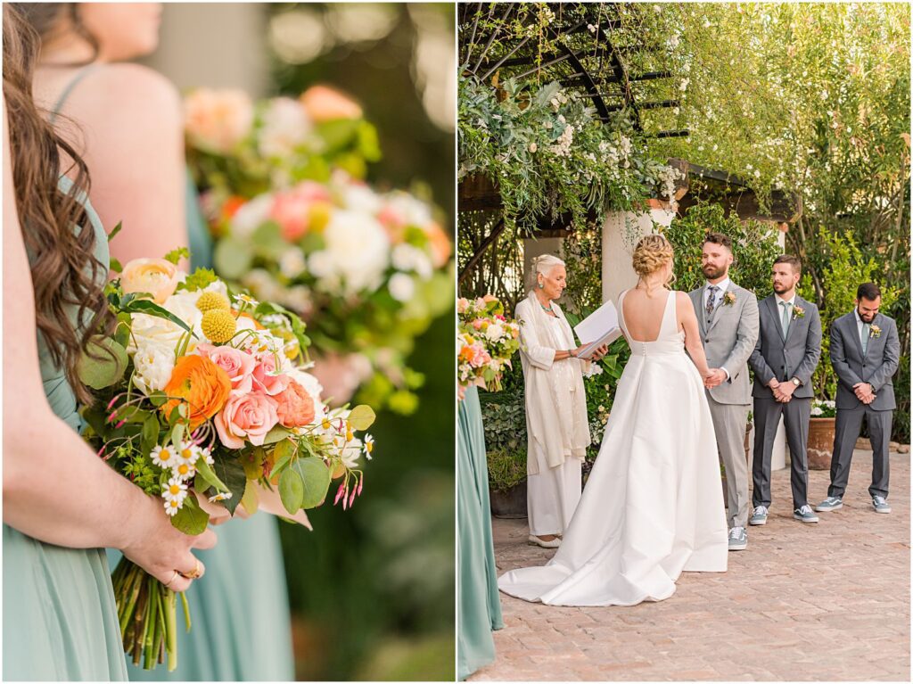spring wedding at the Stillwell House in Tucson
